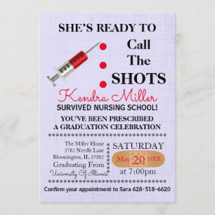 Convite Apronte para chamar os tiros que a graduação