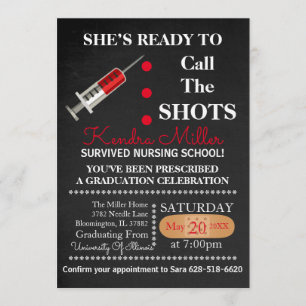 Convite Apronte para chamar os tiros que a graduação