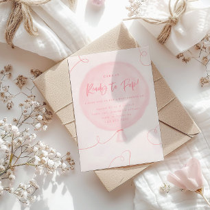 Convite Apronte para estalar! o chá de fraldas convida