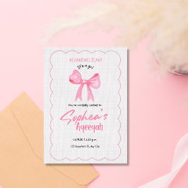 Convite Aqiqah de Arco rosa