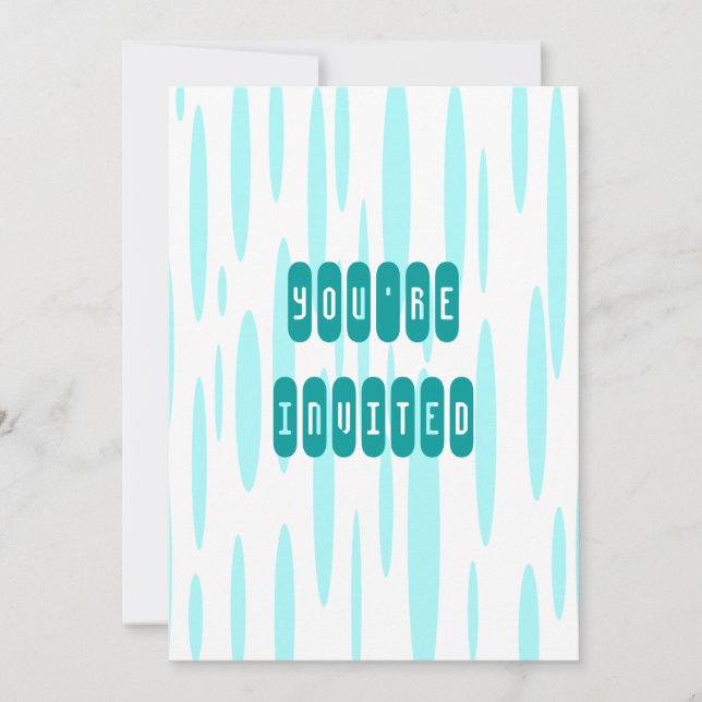 Convite Aqua Dreads (Frente)