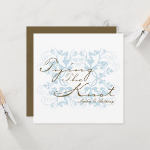 Convite Aqua Floral Flourish Casando Chic Wedding