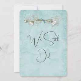 Convite Aqua Wedding Rosa