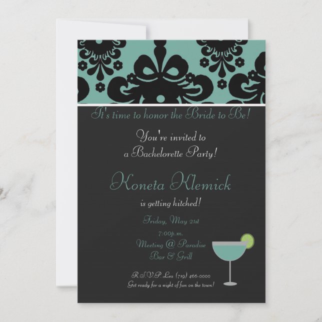 Convite aquacopy, margarita, é hora de honrar t… (Frente)