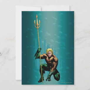 Convite Aquaman Crouching