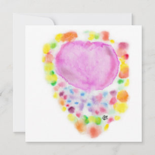 Convite Aquarela Arte Articulação das Cores 1