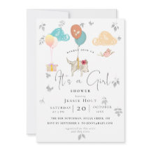 Aquarela Balão de Cobra Bebê Chá