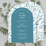 Convite Aquarela Botânica Estrela de Davi Bar Mitzvah<br><div class="desc">Cartão perfeito para anunciar um bat mitzvah, bar mitzvah ou outra celebração judaica! Arte em aquarela feita à mão para você na frente e no verso! TOTALMENTE PERSONALIZÁVEL! Clique em “Personalizar” acima para editar o texto. Clique em "editar usando a ferramenta de design" para ajustar as fontes, cores e posicionamentos...</div>