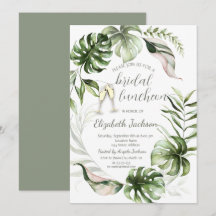 Aquarela Folhas Tropicais Verdejante 