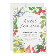 Aquarela Frutas Floral Bridal