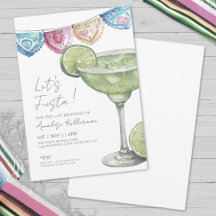 Aquarela Margarita Cinco De Mayo Festa de Aniversá