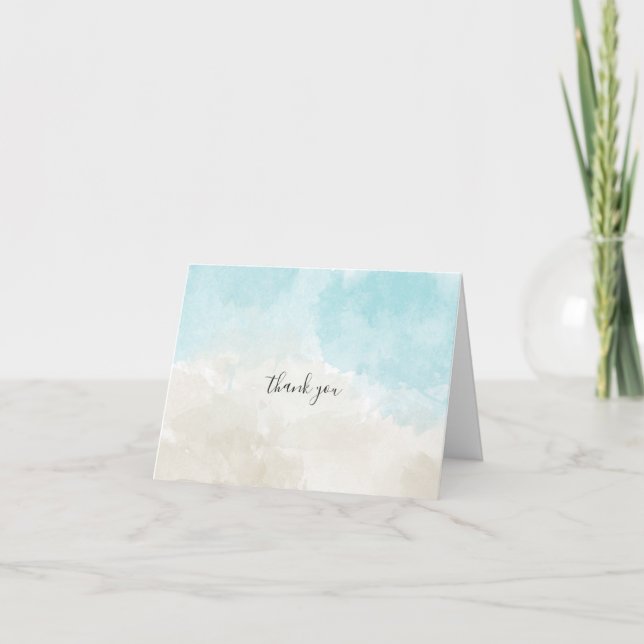 Convite Aquarela, obrigado. (Frente)