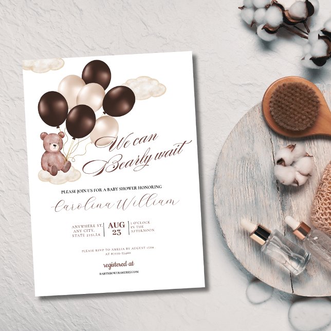 Convite Aquarela podemos esperar chá de fraldas (Criador carregado)