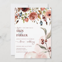 Aquarela Terracota | Floral de Outono 