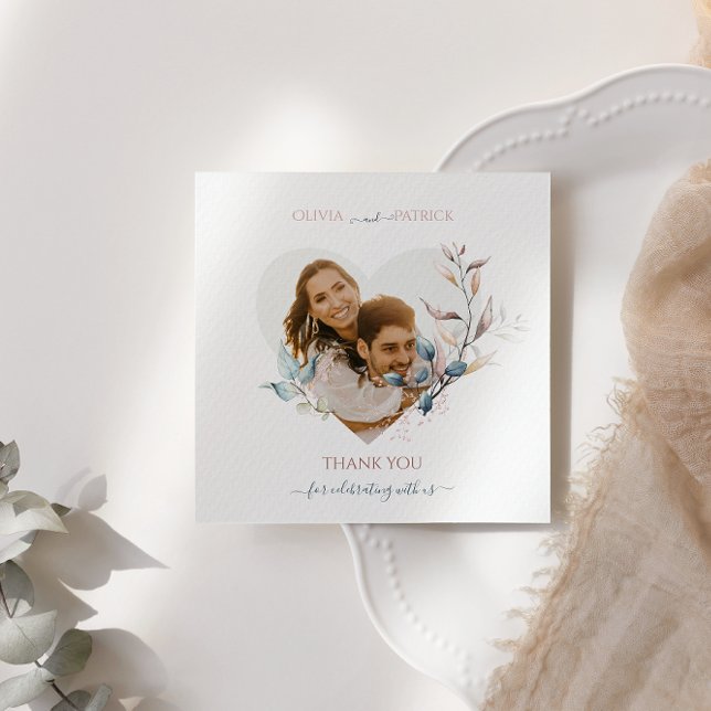 Convite Aquarelas Cair no eucalipto verde com rosa dourado (Criador carregado)