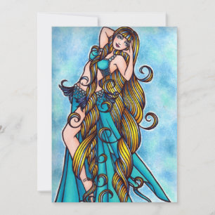 Convite Aquarius Belly Dancer