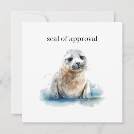 Convite Aquecimento do selo de aquarela, personalizado