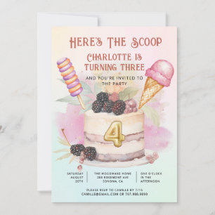 Convite Aqui está a 4ª Festa de Aniversário do Scoop