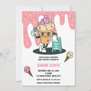Convite Aqui Está a Dica de Sorvete Churrasco de Bebê