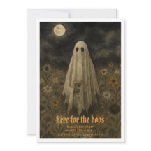 Aqui para a Festa de Halloween "Boos"
