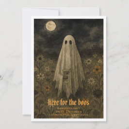 Convite Aqui para a Festa de Halloween "Boos"