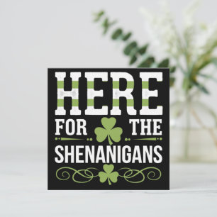 Convite Aqui Para A Rua Shenanigans Irish Ireland Patrick.