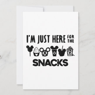 Convite Aqui para as Férias da Família Snacks