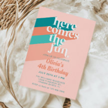 Aqui vem a Festa de aniversário do Retro Boho Dive