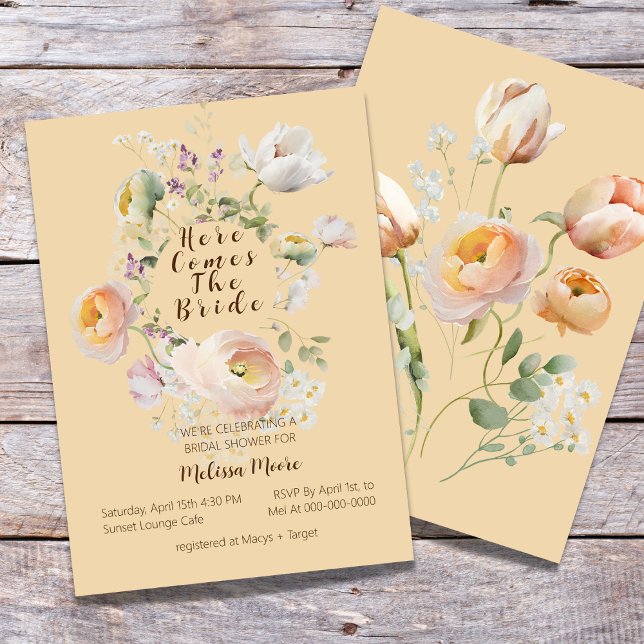 Convite Aqui Vem A Noiva, Chá de panela (Criador carregado)