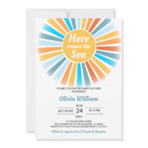 Aqui vem o Chá de fraldas do Filho