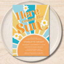 Aqui Vem O Chá de fraldas Do Sol