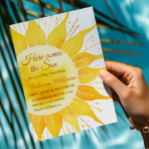 Aqui vem o Chá de fraldas do Sol Amarelo Filho