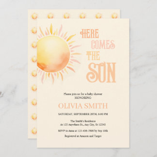 Convite Aqui Vem O Chá de fraldas Filho