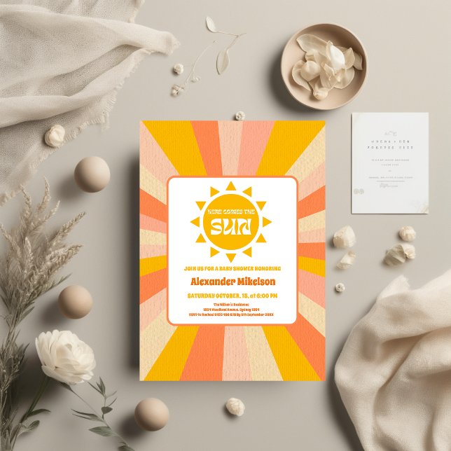 Convite Aqui Vem O Chá de fraldas Filho (Criador carregado)