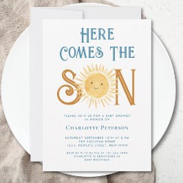 Convite Aqui Vem O Chá de fraldas Filho