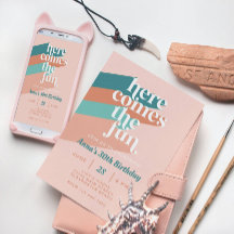 Aqui vem o divertido Retro Boho aniversário de 30 