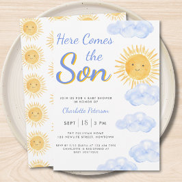 Convite Aqui Vem O Filho Chá de fraldas