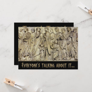 Convite Ara Pacis Frieze