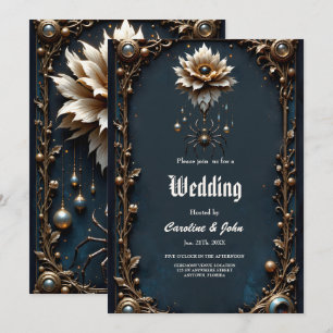 Convite Aranha de Casamento – Guardiã do Desabrochar da Lu