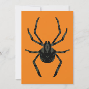 Convite Aranha Velha Simples