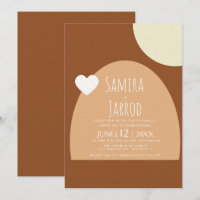 Arca Boêmia e Formas Casamento Geométrico Cardíaco