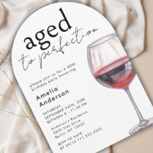 Arca De aniversário de 40 anos De Vinho Envelhecid