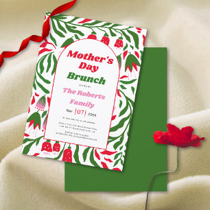 Convite Arca de boho folclore flores Dia de as mães brunch