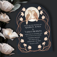 Arca de Casamento da Coroa rosa Dourada Elegante N