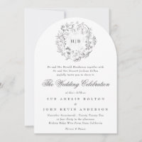 Arca de Casamento de Florais Botânicos Clássicos d