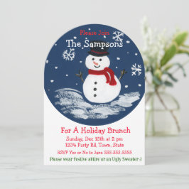 Convite Arca de Neve PERSONALIZE pintada