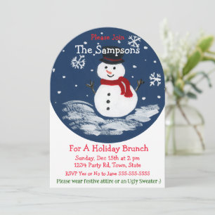 Convite Arca de Neve PERSONALIZE pintada