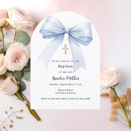 Convite Arca do Batismo do arco Azul
