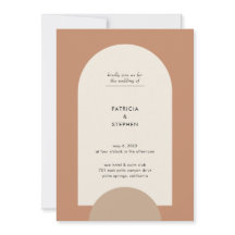 Arca Geométrica Modern Boho Terracotta Casamento