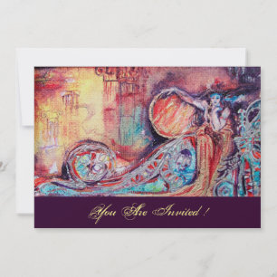 Convite ARCADIA - PLANTA BUTTERFLY - Champanhe Cor-de-Rosa